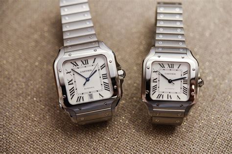 cartier santos watch dimensions